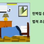 민박집 운영을 위한 법적 조건 및 시설