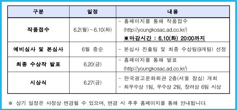 2025년 대한민국 청소년 광고대회 1