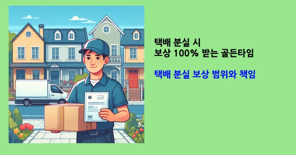 택배분실책임및보상