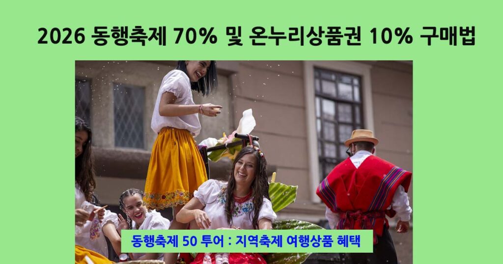2026동행축제및온누리상품권할인