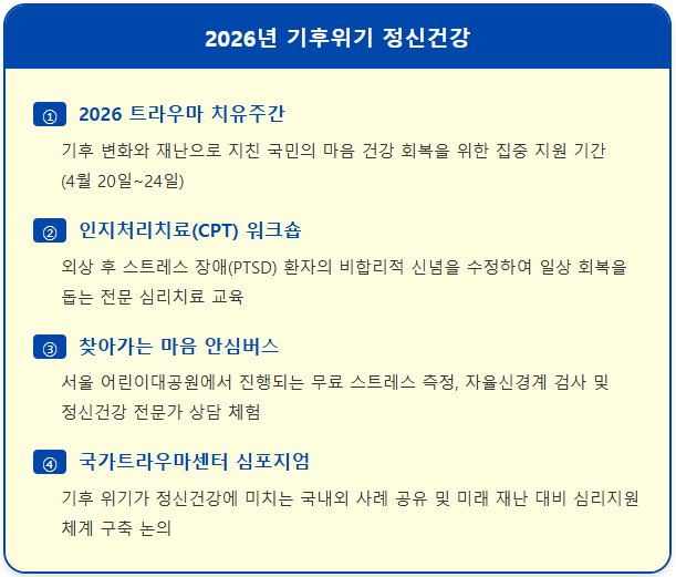우울증 극복 2026 트라우마 치유주간 활용법 2 우울증 극복 2026 트라우마 치유주간 활용법 1