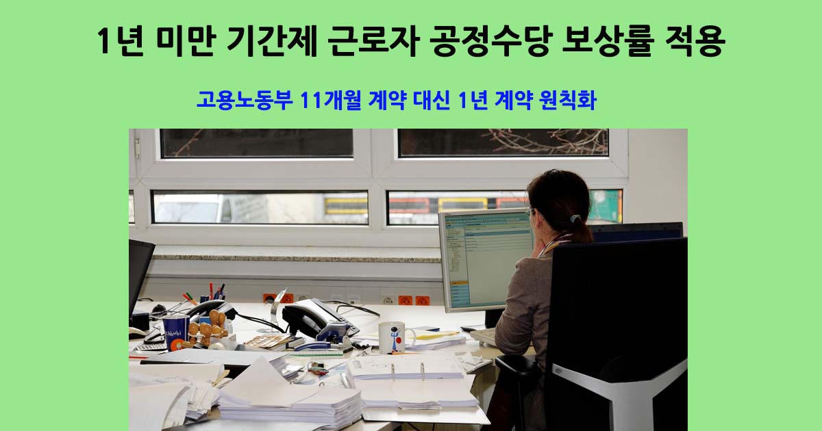 기간제근로자공정수당보상