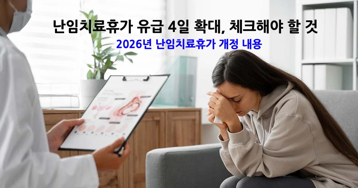 난임치료휴가지원제도