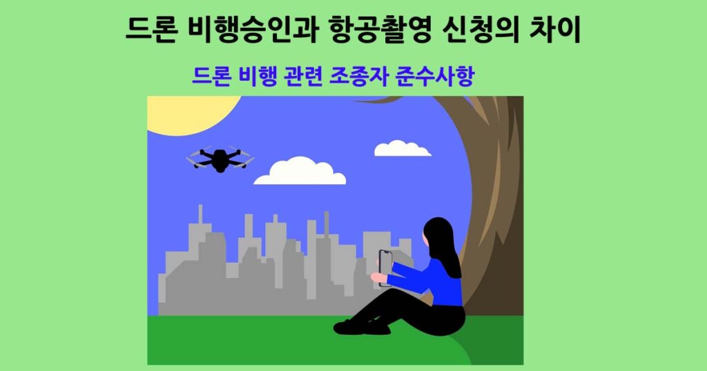 드론비행관련조종자준수사항